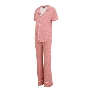 Missguided Maternity Pyjama  ružová / biela