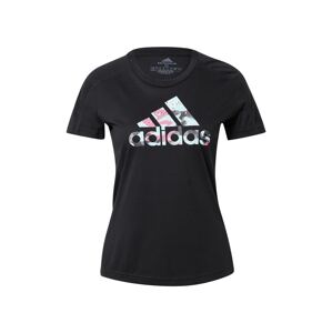 ADIDAS PERFORMANCE Funkčné tričko  čierna / opálová / sivá / ružová