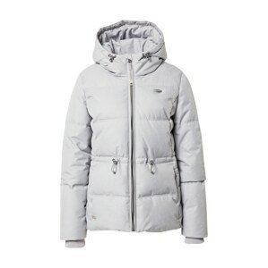 Ragwear Zimná bunda 'CALENA'  sivá melírovaná / svetlosivá