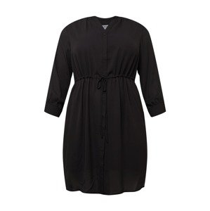 Selected Femme Curve Košeľové šaty 'AMINA'  čierna