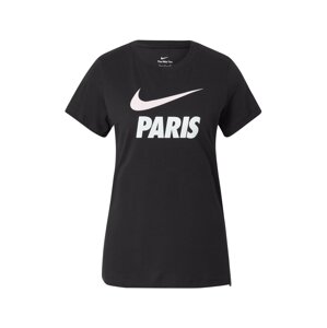 NIKE Funkčné tričko 'Paris Saint-Germain'  čierna / biela
