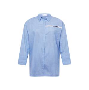Public Desire Curve Košeľové šaty  námornícka modrá / svetlomodrá / biela