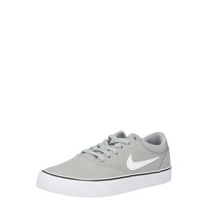 Nike SB Športová obuv  sivá / biela