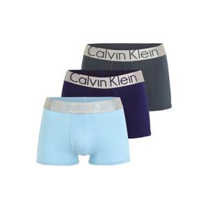 Calvin Klein Underwear Boxerky  svetlomodrá / námornícka modrá / strieborná / modrosivá