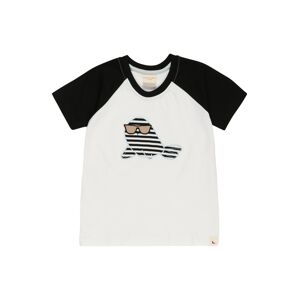 Turtledove London Tričko 'Seal'  čierna / biela