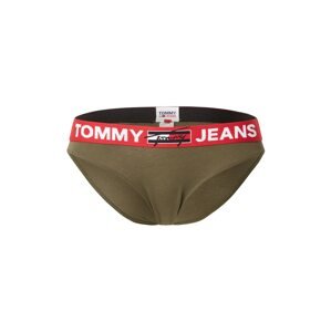 Tommy Hilfiger Underwear Nohavičky  olivová / svetločervená / biela / čierna