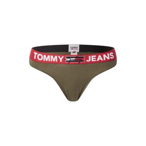 Tommy Hilfiger Underwear Tangá  olivová / svetločervená / biela / čierna