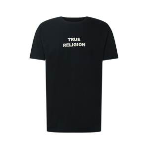True Religion T-Shirt  čierna / biela