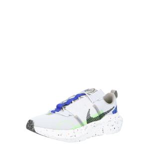 Nike Sportswear Nízke tenisky 'Crater'  svetlosivá / čierna / pastelovo zelená / kráľovská modrá