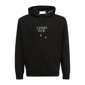 Calvin Klein Big & Tall Mikina  čierna / tmavosivá / biela