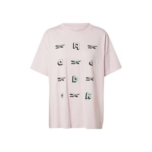 Reebok Sport Funkčné tričko  opálová / ružová / čierna / biela