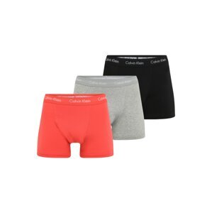 Calvin Klein Underwear Boxerky  sivá / červená / čierna / biela