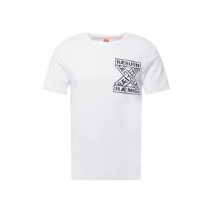 RÆBURN T-Shirt 'ETHOS'  biela / čierna