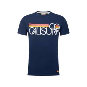 Superdry Tričko 'CALI SURF'  námornícka modrá / biela / oranžová