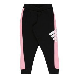 ADIDAS PERFORMANCE Športové nohavice 'BOS'  čierna / svetloružová / biela
