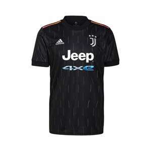 ADIDAS PERFORMANCE Funkčné tričko 'Juventus 21/22'  čierna / biela / tyrkysová / koralová / fuksia