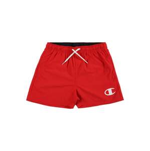 Champion Authentic Athletic Apparel Plavecké šortky  ohnivo červená / biela