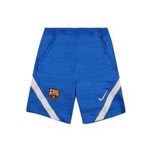 NIKE Športové nohavice 'FC Barcelona Strike'  kráľovská modrá / biela / zlatá žltá / červená