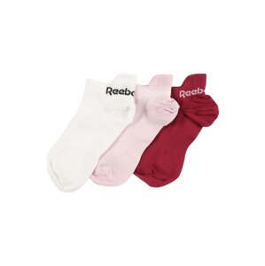Reebok Sport Športové ponožky  ružová / pitaya / čierna / biela