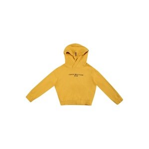 TOMMY HILFIGER Sweatshirt  zlatá žltá / tmavomodrá / červená / biela