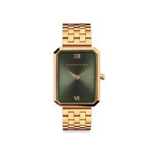 Kapten & Son Analógové hodinky 'Grace Gold Steel'  zlatá / zelená