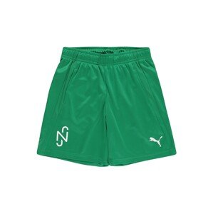 PUMA Športové nohavice 'Neymar'  trávovo zelená / biela