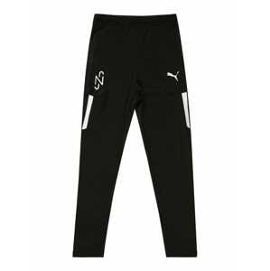 PUMA Športové nohavice 'Neymar'  čierna / biela