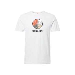 RÆBURN T-Shirt 'PARACHUTE'  biela / zmiešané farby