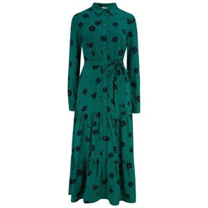 Sugarhill Brighton Košeľové šaty 'Sariah'  smaragdová / čierna