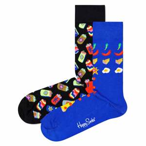 Happy Socks Ponožky  tmavomodrá / modrá / zmiešané farby