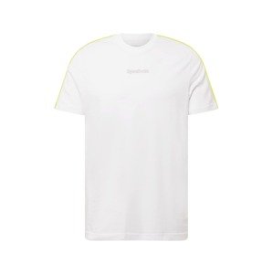 Reebok Sport Funkčné tričko  biela / žltá