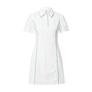 Résumé Košeľové šaty 'Hobart'  biela / smaragdová