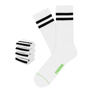 CHEERIO* Športové ponožky 'TENNIS TYPE 4P'  biela