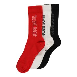 Nike Sportswear Ponožky  červená / biela / čierna / sivá
