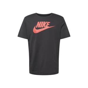 Nike Sportswear Funkčné tričko  antracitová / svetločervená
