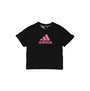 ADIDAS PERFORMANCE Sportshirt  čierna / biela / ružová