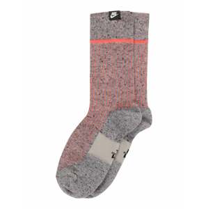 Nike Sportswear Ponožky  sivá melírovaná / koralová
