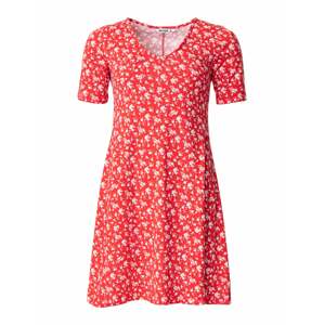 Indiska Letné šaty 'Claire'  červená / biela