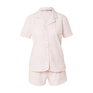 ESPRIT Pyjama  pastelovo ružová / biela