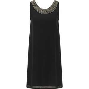 DreiMaster Vintage Letné šaty  čierna / bronzová