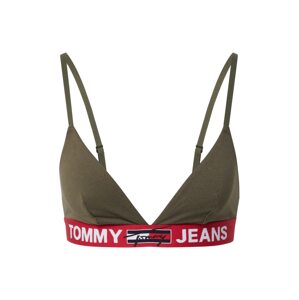 Tommy Hilfiger Underwear Podprsenka  olivová / ohnivo červená / biela / námornícka modrá