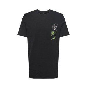ADIDAS PERFORMANCE Funkčné tričko 'INNOV'  čierna / svetlozelená / biela