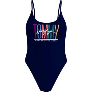 Tommy Hilfiger Underwear Jednodielne plavky  námornícka modrá / svetlomodrá / marhuľová / ružová / biela