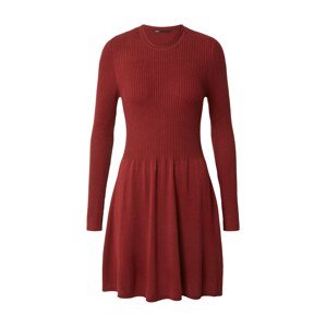 ONLY Pletené šaty 'Alma'  vínovo červená