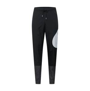 Nike Sportswear Nohavice  čierna / tmavosivá / biela