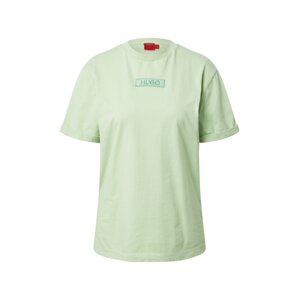 HUGO Tričko  pastelovo zelená