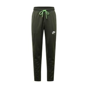 Nike Sportswear Nohavice  kaki / olivová / biela
