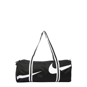 Nike Sportswear Cestovná taška  čierna / biela