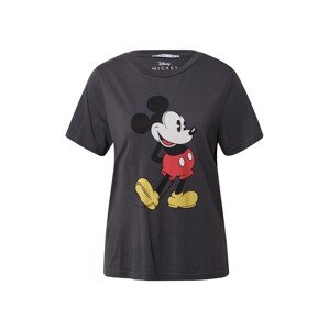 CATWALK JUNKIE Tričko 'Mickey'  žltá / antracitová / červená / čierna / biela