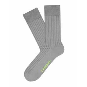 CHEERIO* Ponožky 'TOUGH GUY'  sivá / neónovo zelená